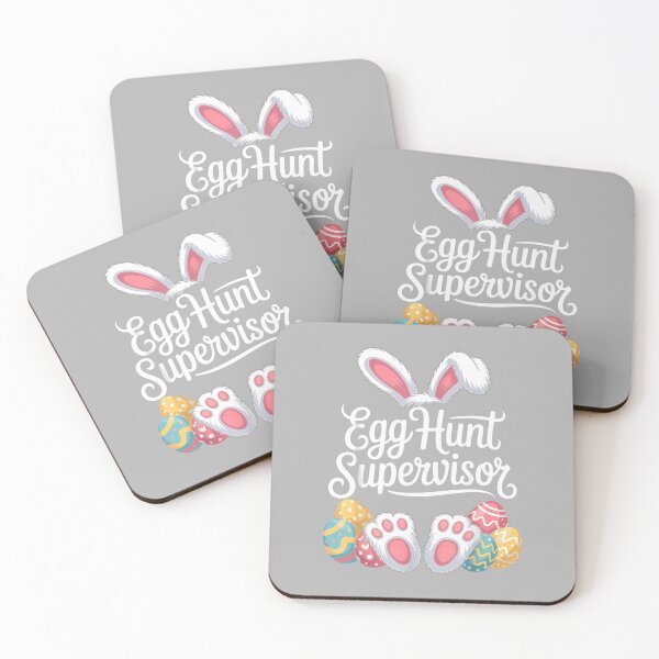 Item preview, Egg Hunt Supervisor Bunny Ears Funny Mom Dad Men Women Kids designed and sold by ArleneRowe.