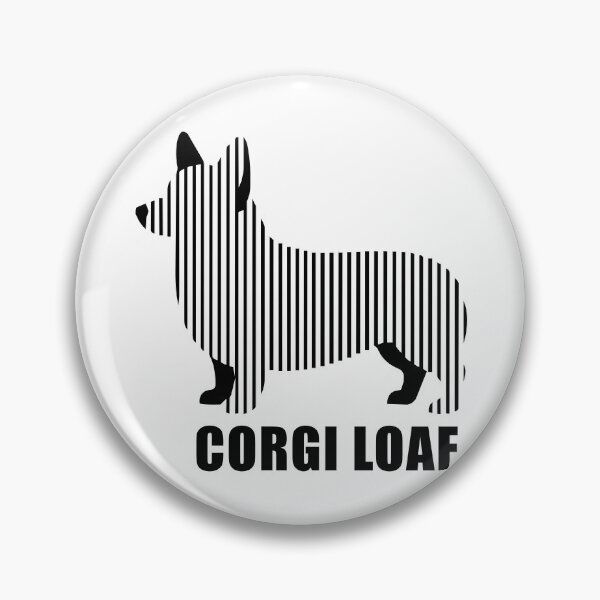 Item preview, Corgi Loaf - Minimalist Linear Dog Silhouette designed and sold by Pfotenfaden.
