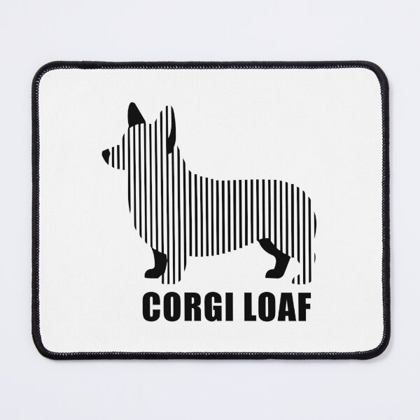 Item preview, Corgi Loaf - Minimalist Linear Dog Silhouette designed and sold by Pfotenfaden.
