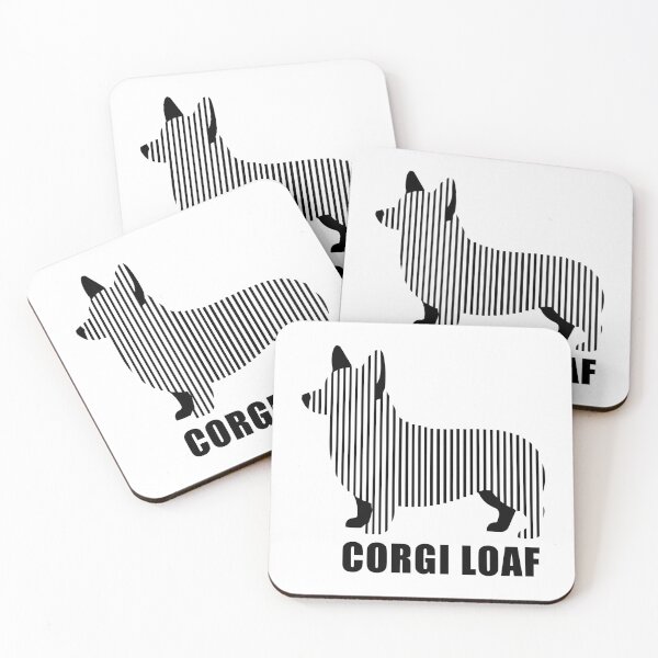 Item preview, Corgi Loaf - Minimalist Linear Dog Silhouette designed and sold by Pfotenfaden.