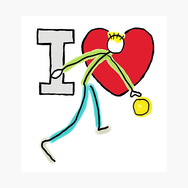 Item preview, I Love Bowling designed and sold by Mark-Ewbie.