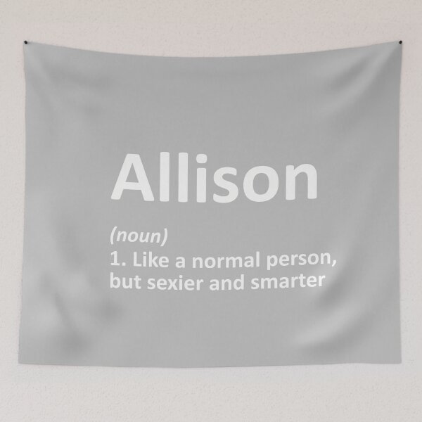 Item preview, Allison Definition Personalized Funny Birthday Gift Idea Performance designed and sold by mjohnson9.