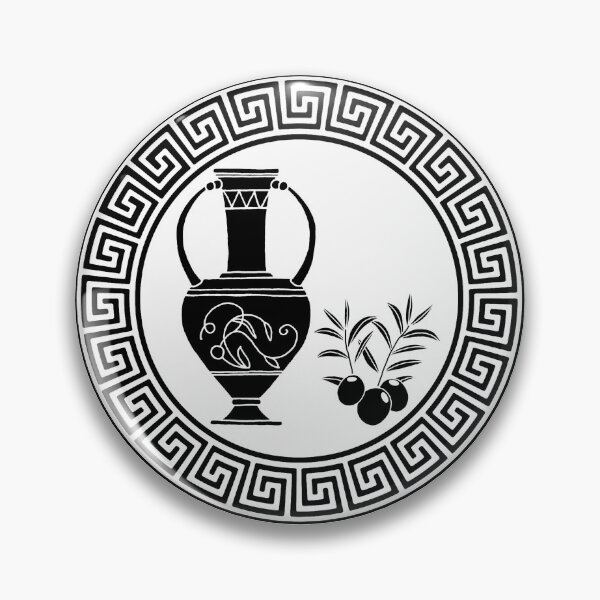 Item preview, Greek symbol of abundance (black) designed and sold by Lagueny.