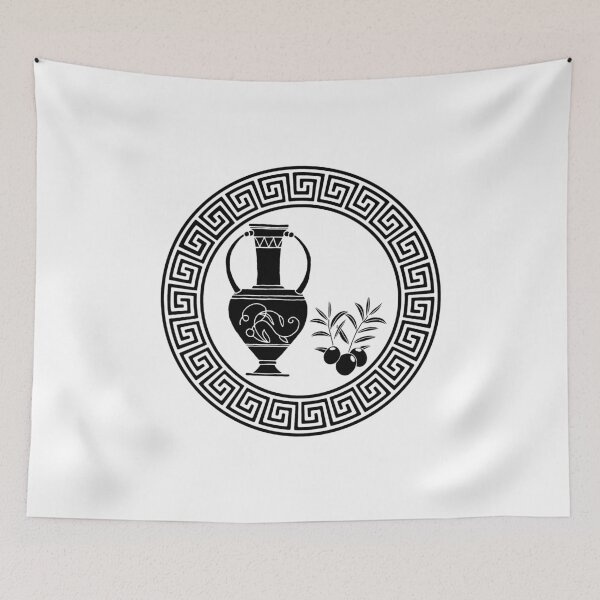 Item preview, Greek symbol of abundance (black) designed and sold by Lagueny.