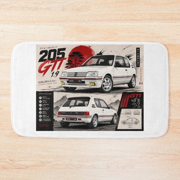 Item preview, Retro Poster - 205 GTI Japanese Style Edition designed and sold by AnimeShin.