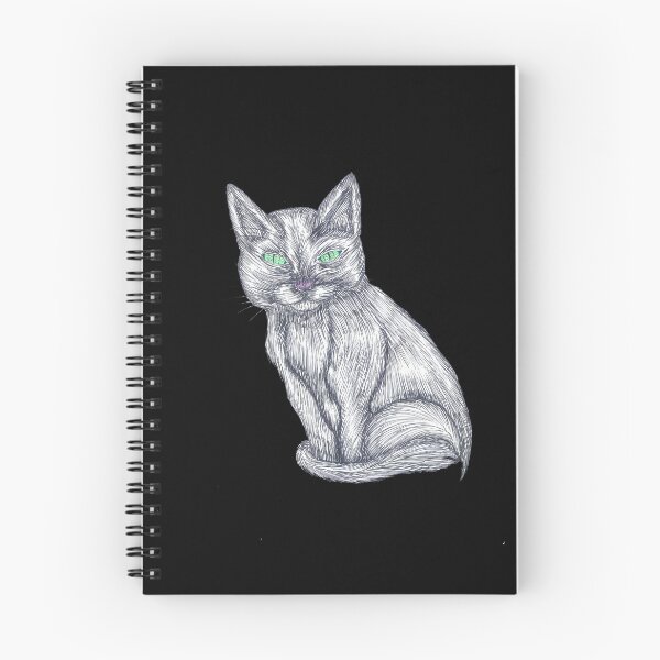 Item preview, Occult Gaze Gothic Cat designed and sold by Nocturnal Ink Studio.
