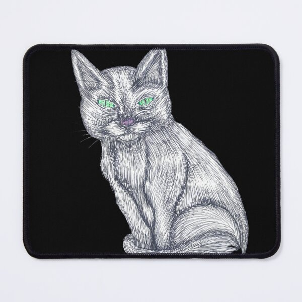 Item preview, Occult Gaze Gothic Cat designed and sold by Nocturnal Ink Studio.