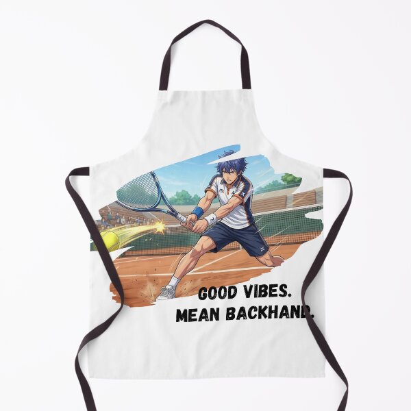 Item preview, Good Vibes, Mean Backhand (Tennis) designed and sold by RunningWhiskers.