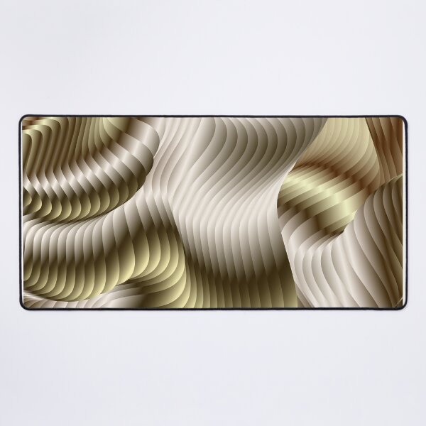 Item preview, Golden swirl futuristic digital waves. Abstract modern design designed and sold by Arija07.