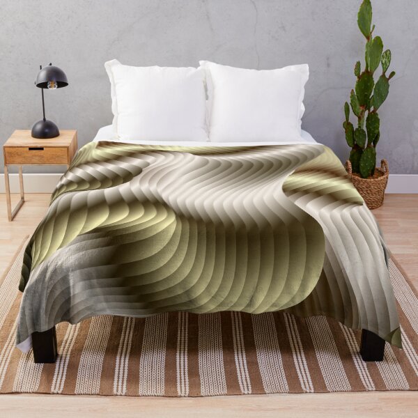 Item preview, Golden swirl futuristic digital waves. Abstract modern design designed and sold by Arija07.