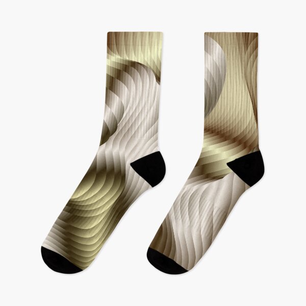 Item preview, Golden swirl futuristic digital waves. Abstract modern design designed and sold by Arija07.