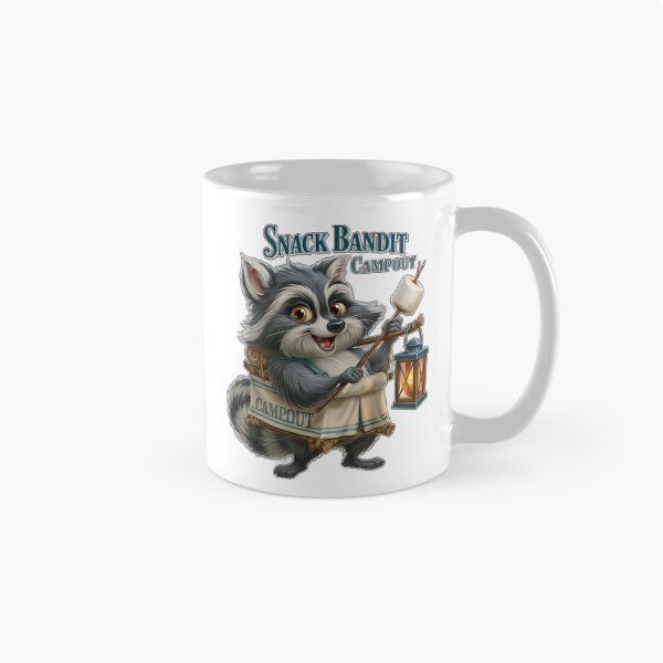 Item preview, Snack Bandit Campout Funny Raccoon Camping designed and sold by Marcikart.