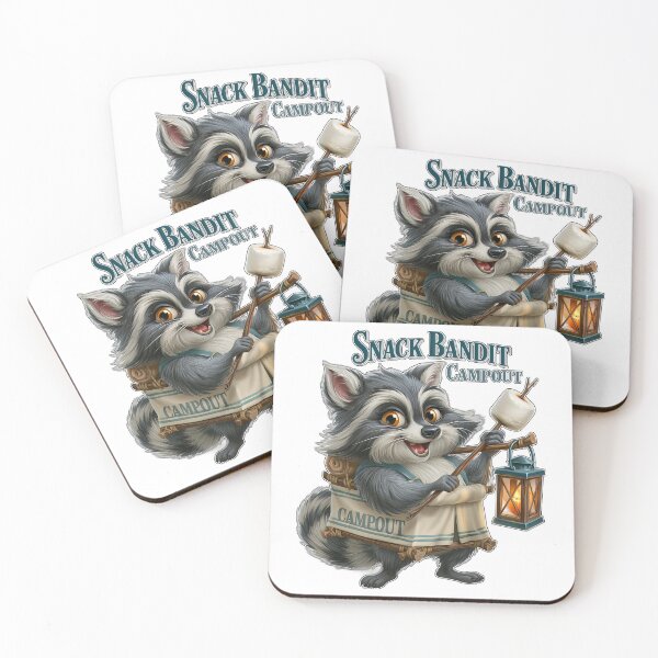 Item preview, Snack Bandit Campout Funny Raccoon Camping designed and sold by Marcikart.
