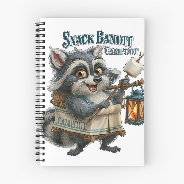 Item preview, Snack Bandit Campout Funny Raccoon Camping designed and sold by Marcikart.