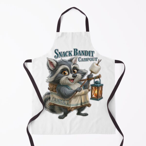 Item preview, Snack Bandit Campout Funny Raccoon Camping designed and sold by Marcikart.