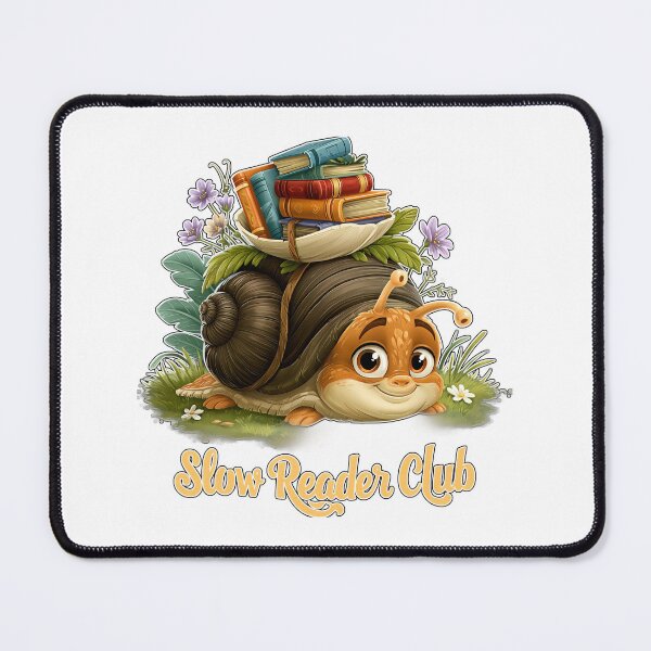 Item preview, Slow Reader Club Cute Snail With Books designed and sold by Marcikart.