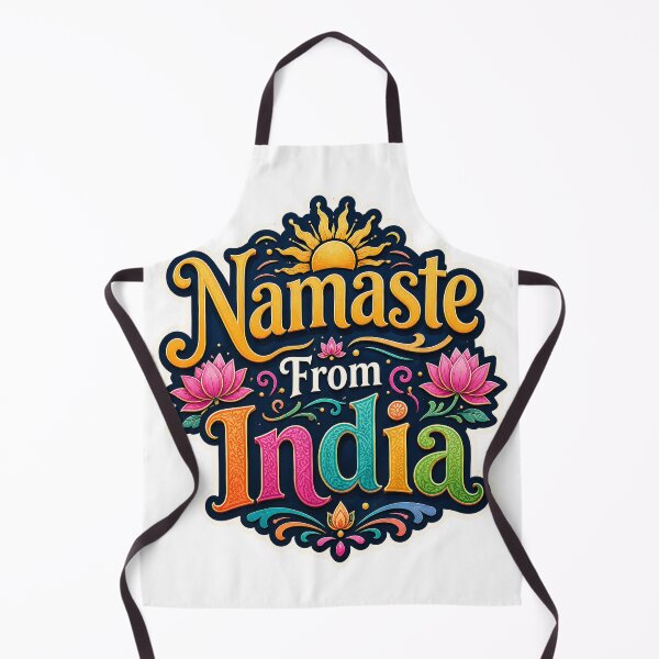 Item preview, Namaste From India Typography Design designed and sold by ArtsyExplorer.