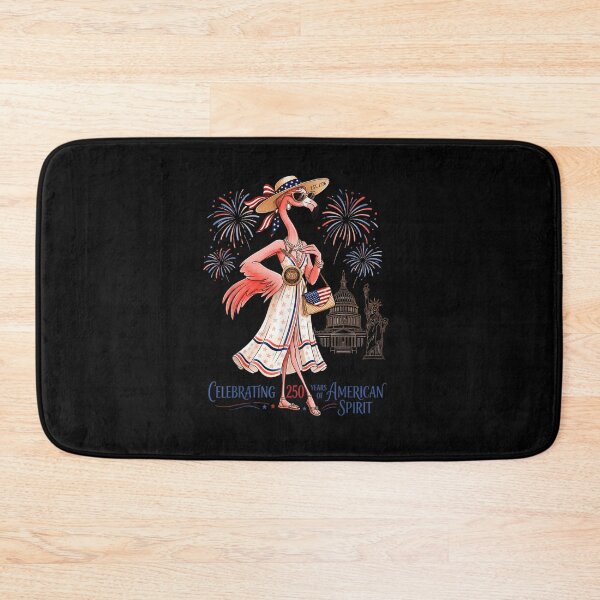 Item preview, Patriotic Flamingo Celebrating America Two Hundred Fifty Years Semi Quincentennial Anniversary designed and sold by DaphoLatara.