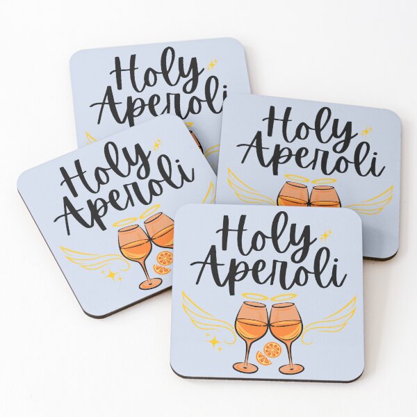 Item preview, Holy Aperoli Witty Trendy Aperol Spritz Statement designed and sold by CDPrintsDesigns.