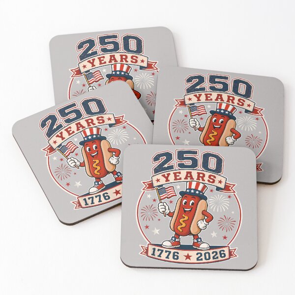 Item preview, 250 Anniversary USA Hot Dog 4th of July 250 Years 1776-2026 designed and sold by mjohnson9.