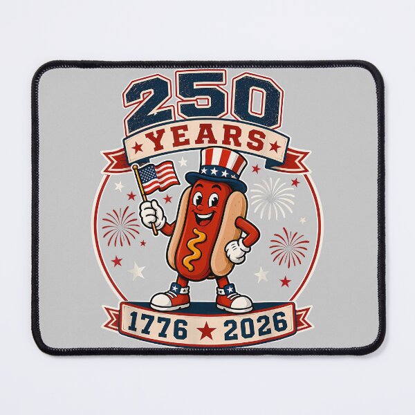 Item preview, 250 Anniversary USA Hot Dog 4th of July 250 Years 1776-2026 designed and sold by mjohnson9.