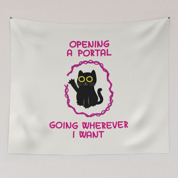 Item preview, Portal Cat - Vanish Without a Trace designed and sold by fishdesigns.