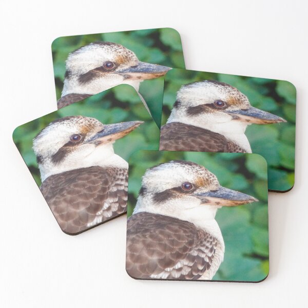 Item preview, Australian Laughing Kookaburra Portrait | Vibrant Native Bushland Wildlife Art designed and sold by Ross.A.Campbell.
