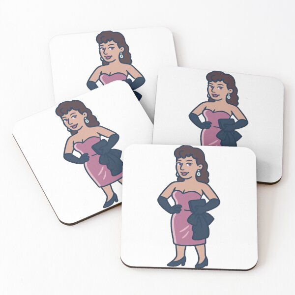 Item preview, The Weird Science Sweethearts - Lisa (PINK DRESS) designed and sold by CleverCulture.