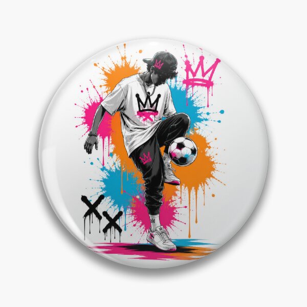 Item preview, Freestyle Football Graffiti Shirt | Urban Soccer Art designed and sold by JustResultsCo.