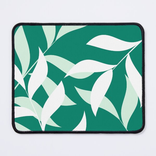 Item preview, Mint Green Leaf Pattern designed and sold by studioart.