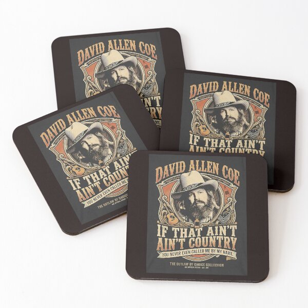 Item preview, David Allan Coe Outlaw Country Legend Vintage Style designed and sold by LuckyNSleven.