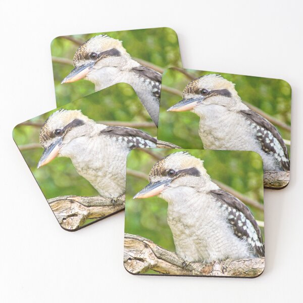 Item preview, Australian Laughing Kookaburra Portrait | Vibrant Native Bushland Wildlife Art designed and sold by Ross.A.Campbell.