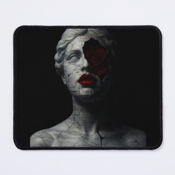 Item preview, Broken Beauty – Gothic Glitch Rose Surreal Art designed and sold by Finally Awake.