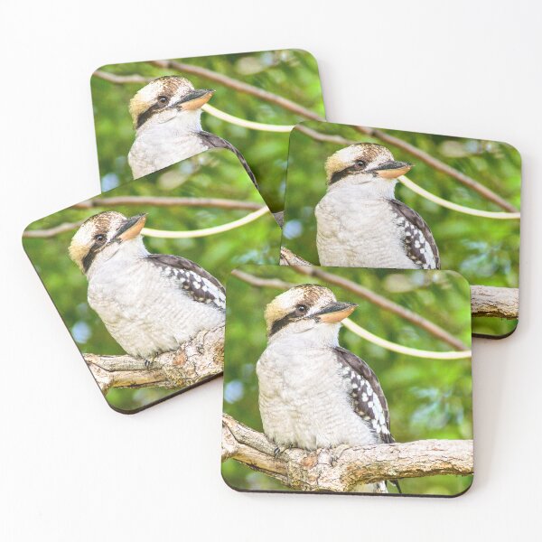 Item preview, Australian Laughing Kookaburra Portrait | Vibrant Native Bushland Wildlife Art designed and sold by Ross.A.Campbell.