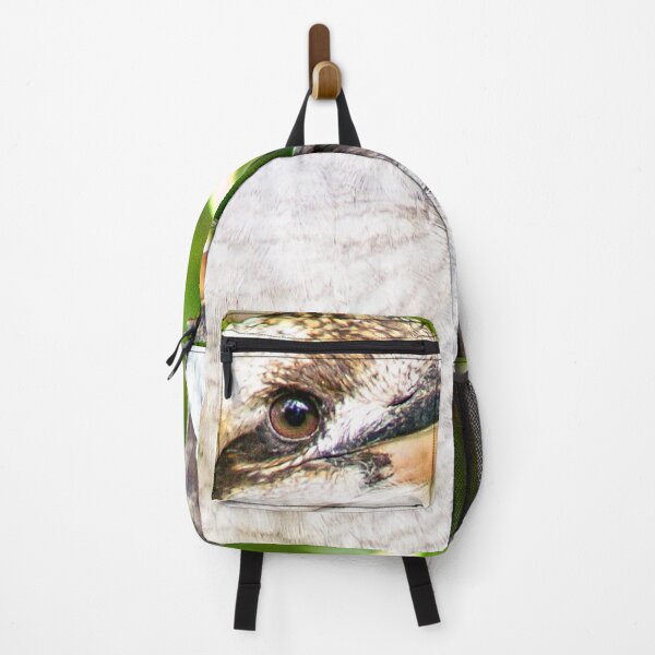 Item preview, Australian Laughing Kookaburra Portrait | Vibrant Native Bushland Wildlife Art designed and sold by Ross.A.Campbell.