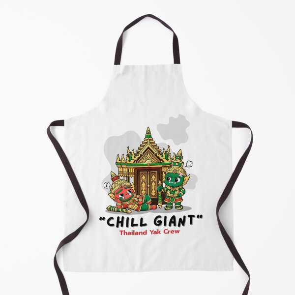 Item preview, Chill Giant Thailand Yak Crew – Cute Thai Guardian Travel Graphic | Welcome Thailand Cartoon Souvenir designed and sold by Beeform.
