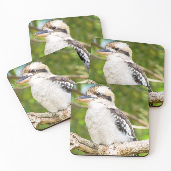Item preview, Australian Laughing Kookaburra Portrait | Vibrant Native Bushland Wildlife Art designed and sold by Ross.A.Campbell.