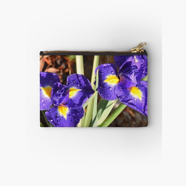 Item preview, Vibrant Purple Irises with Raindrops designed and sold by LisaWootenPhoto.