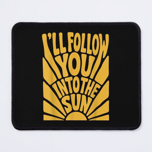 Item preview, Vintage Seventies Retro Sunburst Typography I Will Follow You Into The Sun designed and sold by HarinDonreka.