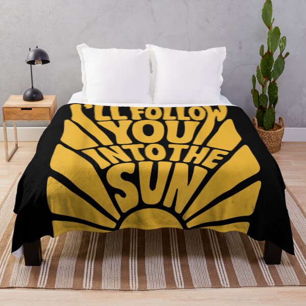 Item preview, Vintage Seventies Retro Sunburst Typography I Will Follow You Into The Sun designed and sold by HarinDonreka.