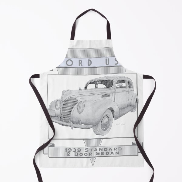 Item preview, Ford Standard 1939 2 Door Sedan Hand-drawn designed and sold by Classic Car Art Drawings.