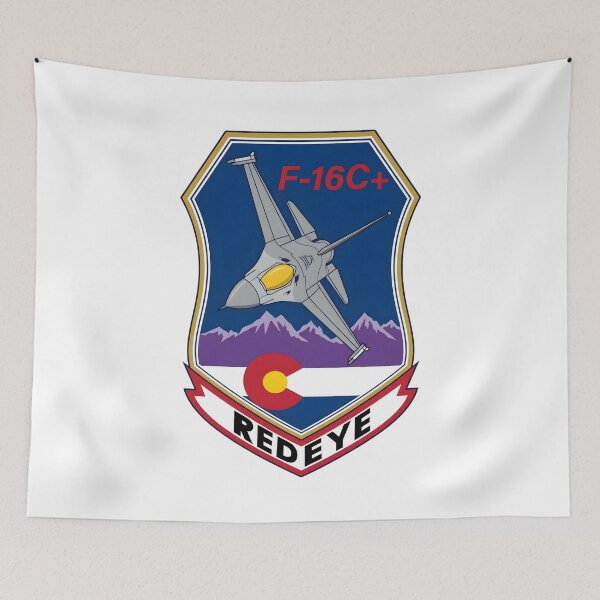 Item preview, Colorado Air National Guard F-16C+ "Redeye" Patch designed and sold by CharlieDesings.
