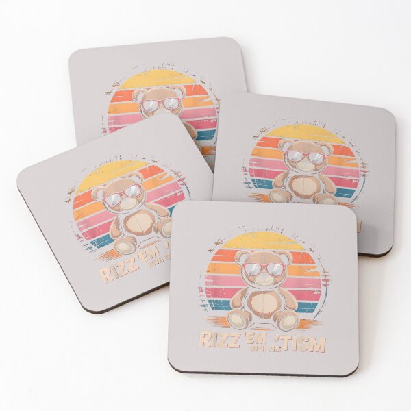 Item preview, Cute RIZZ EM with TISM Teddy Autism Teacher Peace Love Love designed and sold by MabelWells.