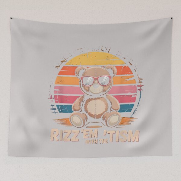 Item preview, Cute RIZZ EM with TISM Teddy Autism Teacher Peace Love Love designed and sold by MabelWells.