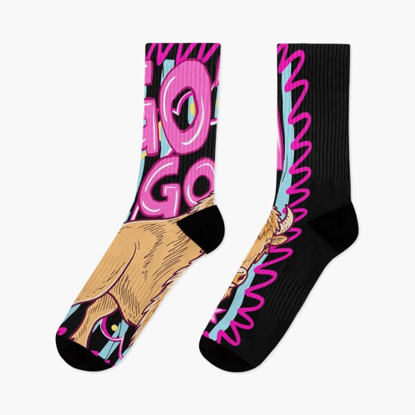 Item preview, Cute Retro Neon Pink Gotta Go Bison Buffalo Wild Animal Western Graphic designed and sold by LittleNhutton.