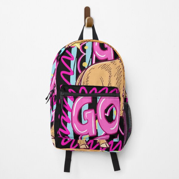 Item preview, Cute Retro Neon Pink Gotta Go Bison Buffalo Wild Animal Western Graphic designed and sold by LittleNhutton.