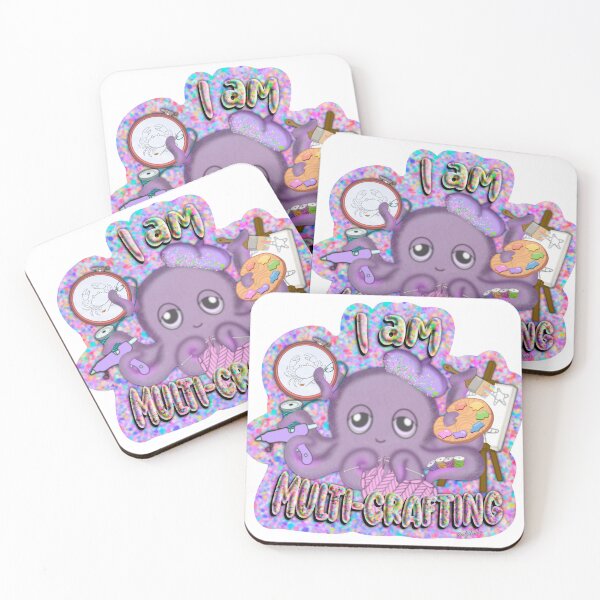 Item preview, Cute Octopus Multi Crafting Artist Design designed and sold by ALGDoodles.