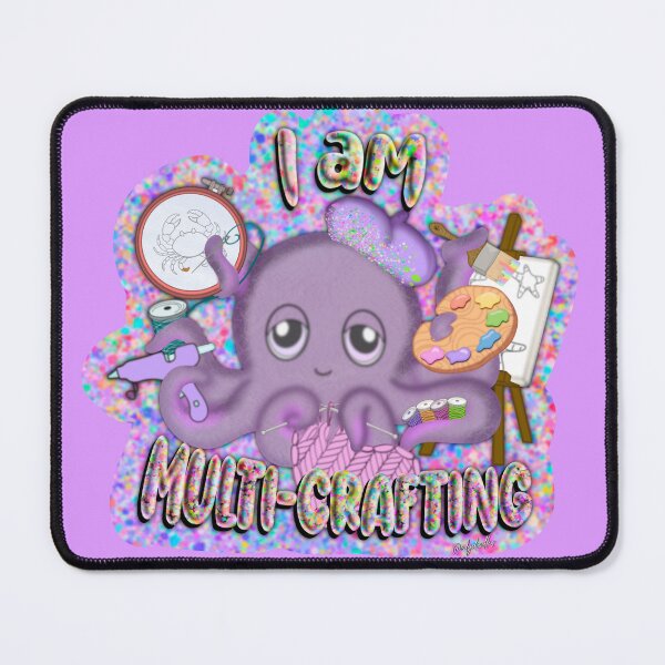 Item preview, Cute Octopus Multi Crafting Artist Design designed and sold by ALGDoodles.