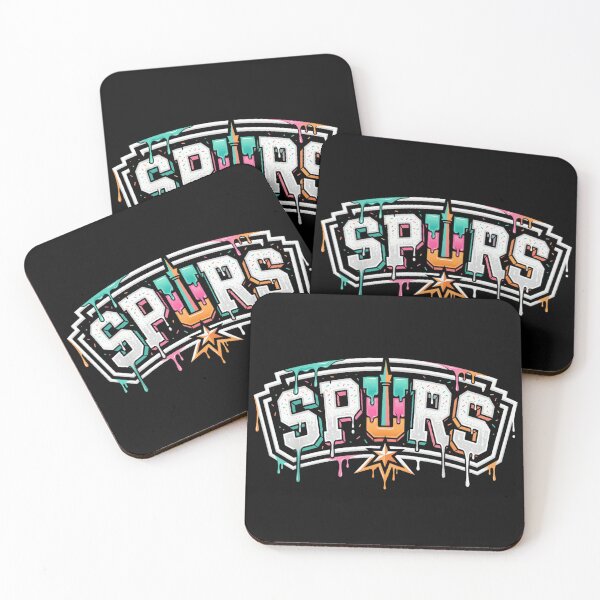 Item preview, Trendy Retro Melting Candy Colorful Drip Font Basketball Team Spurs Graphic designed and sold by LittleNhutton.