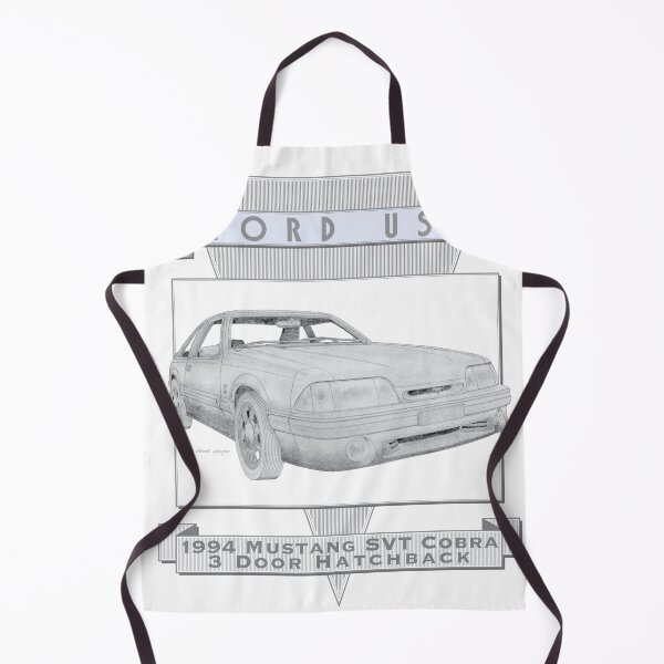 Item preview, Ford Mustang SVT Cobra 1994 3 Door Hatchback Hand-drawn designed and sold by Classic Car Art Drawings.